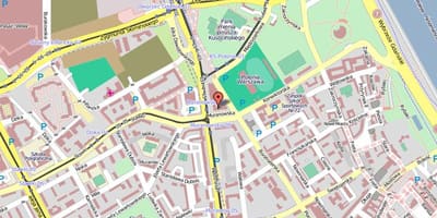 Карта Стары горад Варшава Польшча
